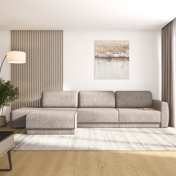 Диван угловой Олмеко Женева 2SOPF левый