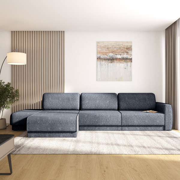 Диван угловой Олмеко Женева 2SOPF левый