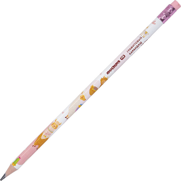 Набор простых карандашей Юнландия Fat Animals/ 182035