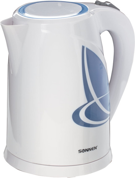 Электрочайник Sonnen KT-1767 / 453416 (белый/синий)