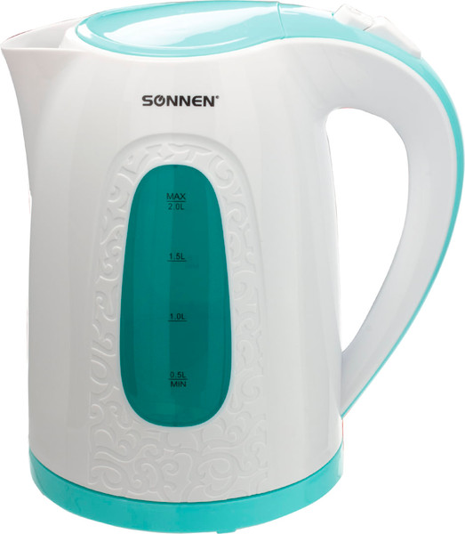 Электрочайник Sonnen KT-2016 / 453417 (белый/синий) - фото