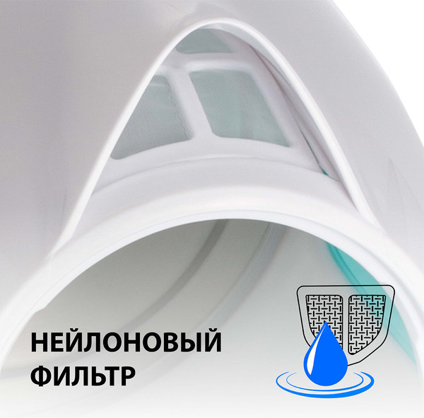 Электрочайник Sonnen KT-2016 / 453417 (белый/синий)