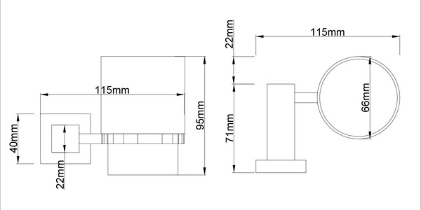 Набор аксессуаров для ванной Lauter 21SH6061 + 21SH6051 + 21SH6091 + 21SH6011