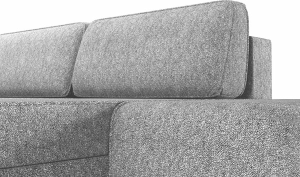 Диван П-образный Олмеко Женева 2S2OPF правый