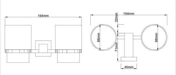 Набор аксессуаров для ванной Lauter 21SH6081 + 21SH6171 + 21SH6091