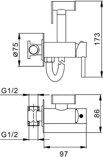 Гигиенический душ Splenka S99.52.07
