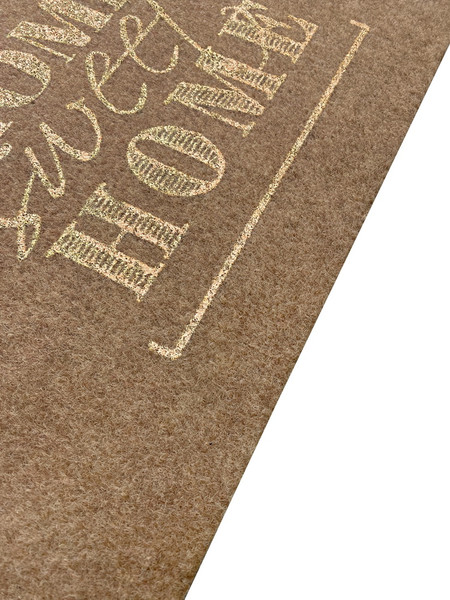 Коврик грязезащитный ComeForte Велюр Милый дом 40x60