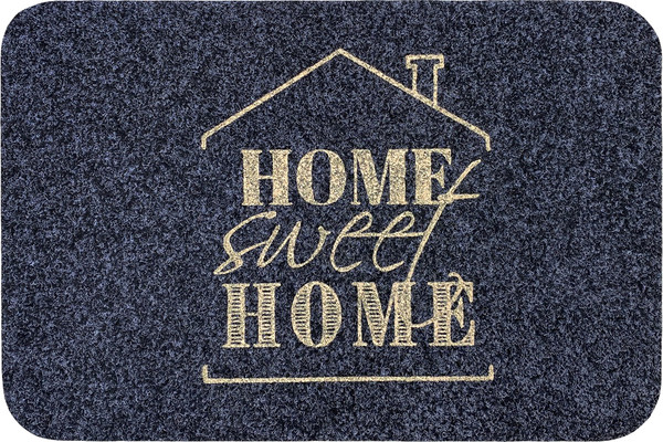 Коврик грязезащитный ComeForte Велюр Милый дом 40x60 - фото