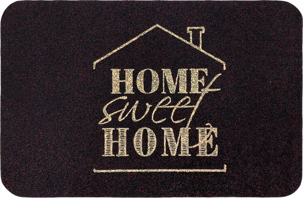 Коврик грязезащитный ComeForte Велюр Милый дом 40x60 - фото