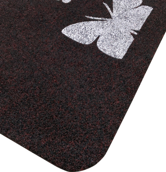 Коврик грязезащитный ComeForte Велюр Бабочки 60x90