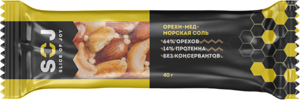 Набор протеиновых батончиков SOJ Ореховый - фото