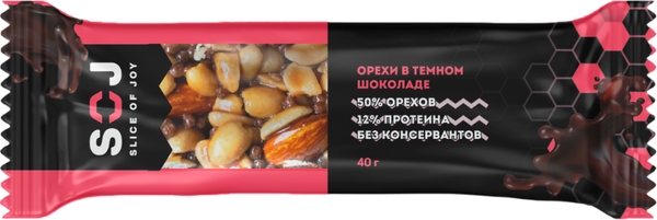 Набор протеиновых батончиков SOJ Айриш-крим Ореховый - фото