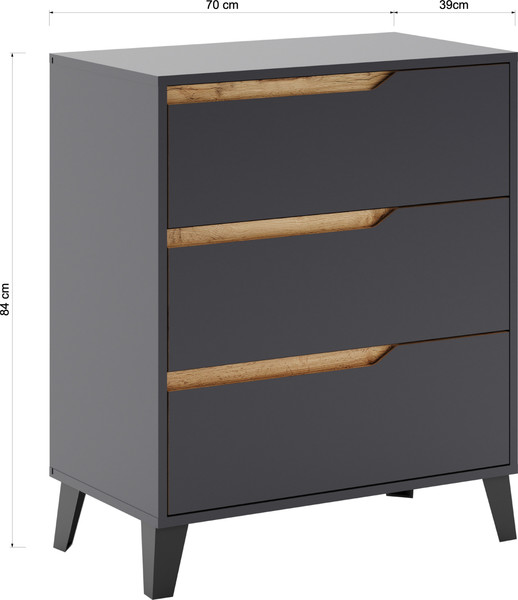 Комод Eligard Eyva 3S