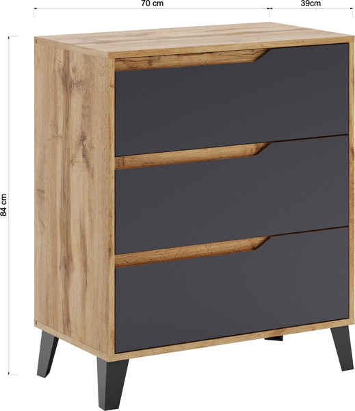 Комод Eligard Eyva 3S