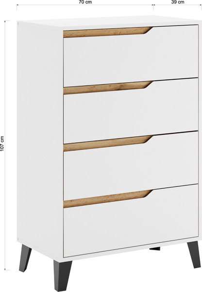 Комод Eligard Eyva 4S