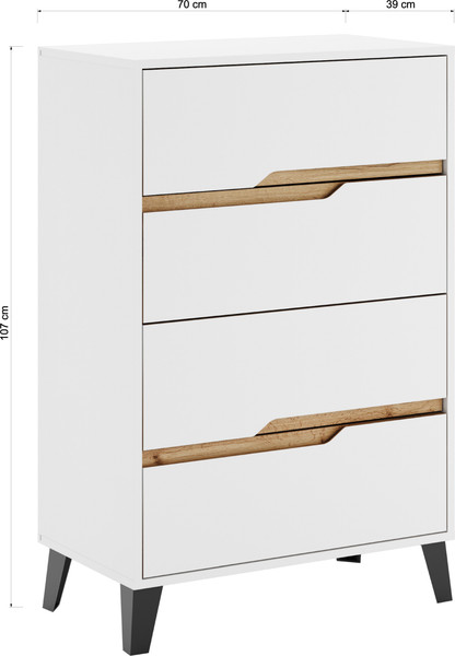 Комод Eligard Eyva 4S