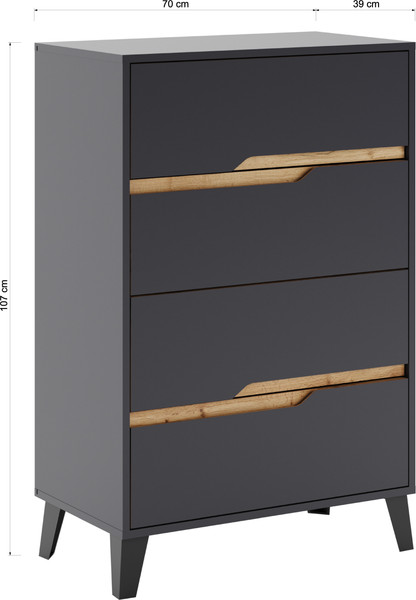 Комод Eligard Eyva 4S