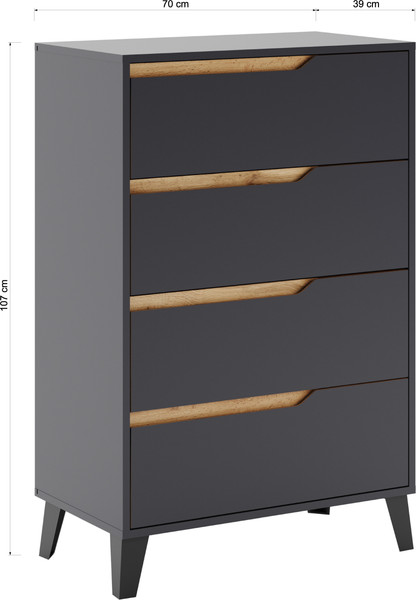 Комод Eligard Eyva 4S