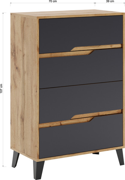 Комод Eligard Eyva 4S