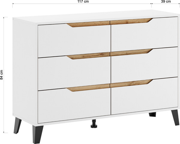 Комод Eligard Eyva 6S