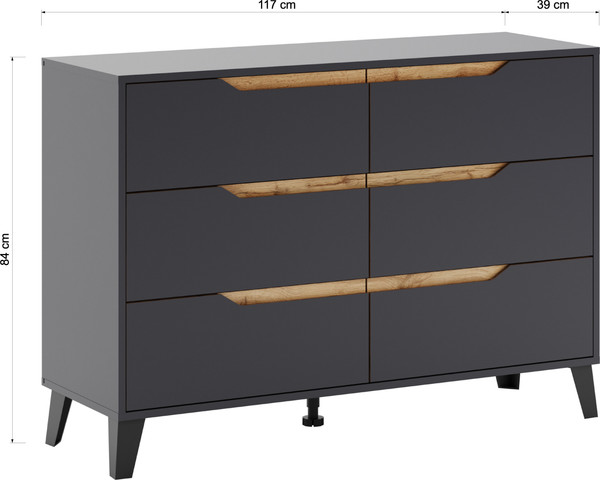 Комод Eligard Eyva 6S