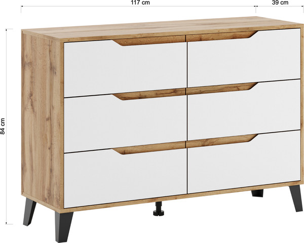 Комод Eligard Eyva 6S