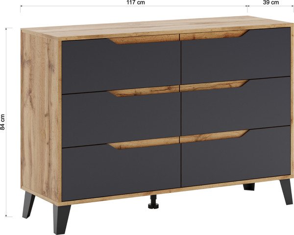 Комод Eligard Eyva 6S