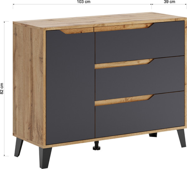 Тумба Eligard Eyva 1D3S 