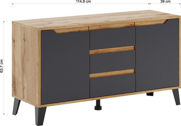 Тумба Eligard Eyva RTV 2D3S 