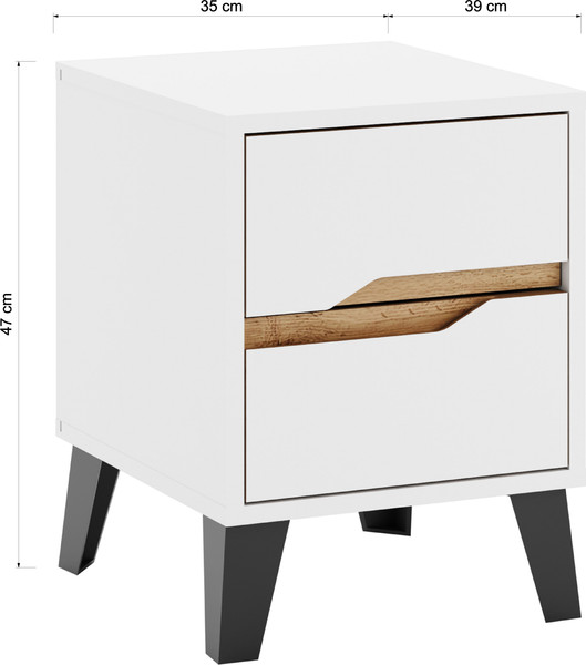 Прикроватная тумба Eligard Eyva 2S