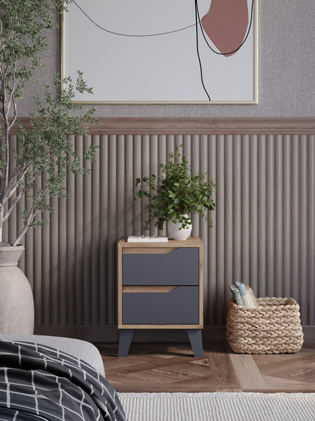 Прикроватная тумба Eligard Eyva 2S 