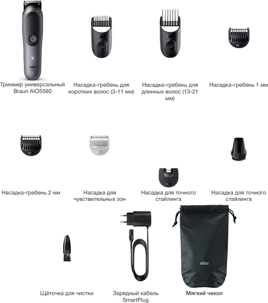 Триммер Braun AIO5560 5805