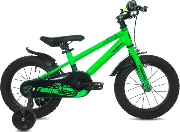 Детский велосипед Nameless Sport 14 2025 / 14S2-GN/BK - фото