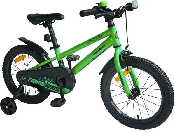 Детский велосипед Nameless Sport 14 2025 / 14S2-GN/BK