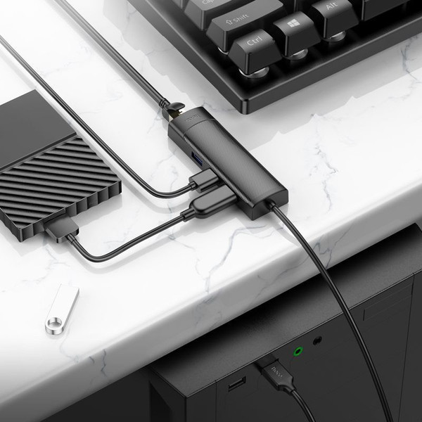 Док-станция для ноутбука Hoco HB42 Easy safety 4в1