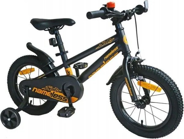 Детский велосипед Nameless Sport 14 2025 / 14S2-BK/OR  - фото