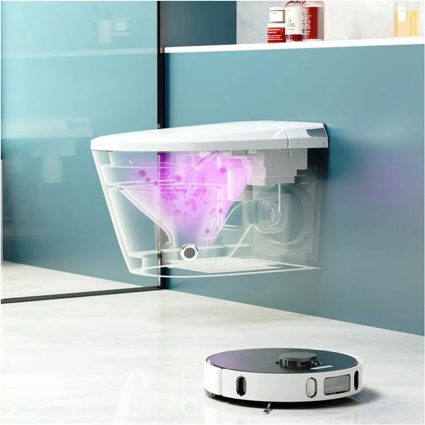 Унитаз подвесной с инсталляцией Abber Bequem AC1119S-AC0101P2