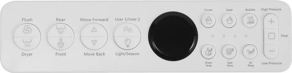 Унитаз подвесной с инсталляцией Abber Rechteck AC1215S-AC0101P2