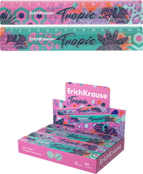 Линейка Erich Krause Tropical / 61769