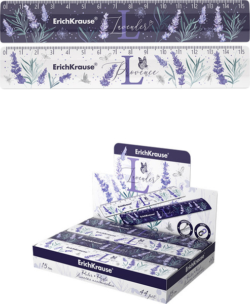 Линейка Erich Krause Lavender / 57837