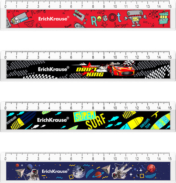 Линейка Erich Krause Для мальчиков / 55982