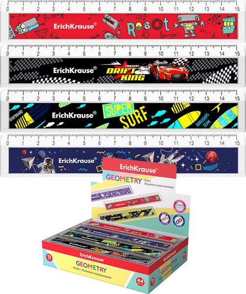 Линейка Erich Krause Для мальчиков / 55982