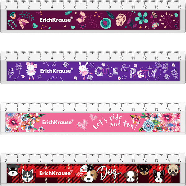 Линейка Erich Krause Для девочек / 55488