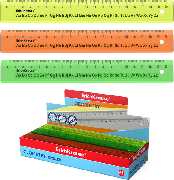 Линейка Erich Krause Neon / 55501