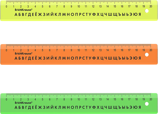 Линейка Erich Krause Neon / 55500