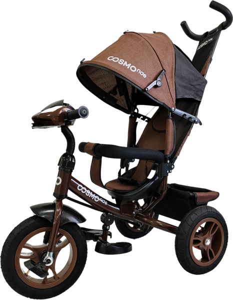 Трехколесный велосипед с ручкой CosmoRide LX-00BN - фото