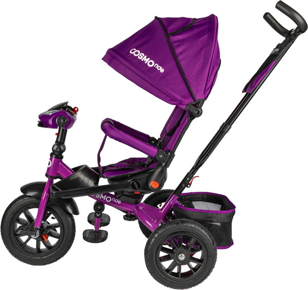 Трехколесный велосипед с ручкой CosmoRide LX-03PK