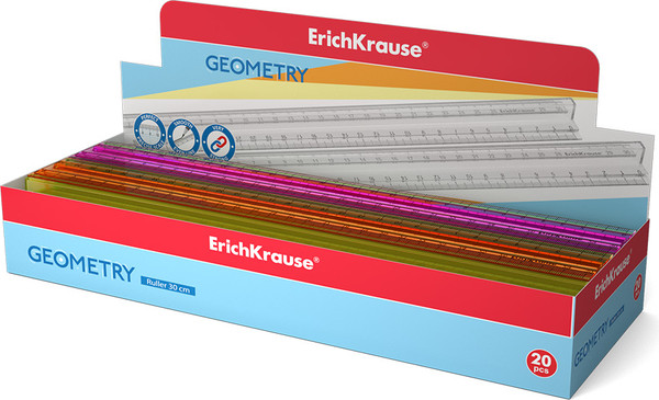 Линейка Erich Krause Neon / 55524