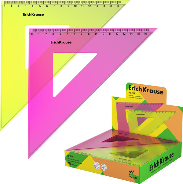 Треугольник Erich Krause Neon / 61844