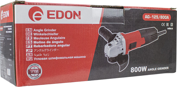 Угловая шлифовальная машина Edon AG-125/800A
